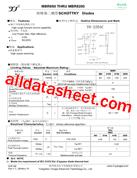 MBR8200型号图片