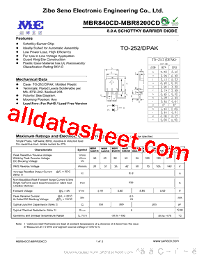 MBR845CD型号图片