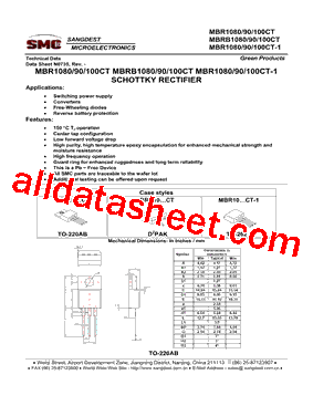 MBRB100CT型号图片