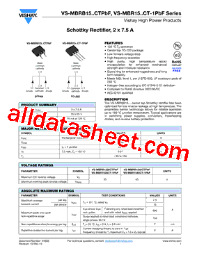 MBRB1535CTP型号图片