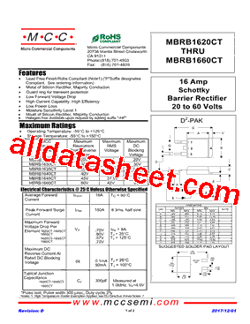 MBRB1660CT型号图片