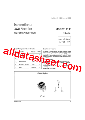 MBRB735TRLPBF型号图片