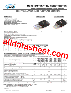 MBRD1040D型号图片