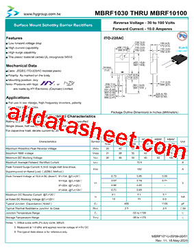 MBRF1030_V01型号图片