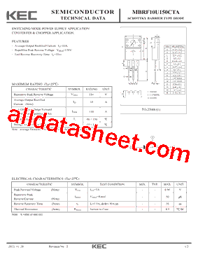 MBRF10U150CTA_15型号图片