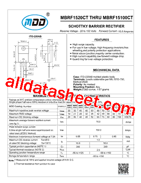 MBRF1540CT型号图片