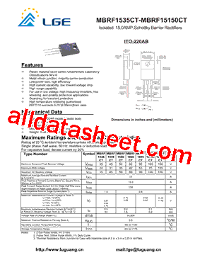 MBRF1560CT-E3/45型号图片