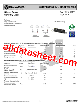 MBRF200200R型号图片