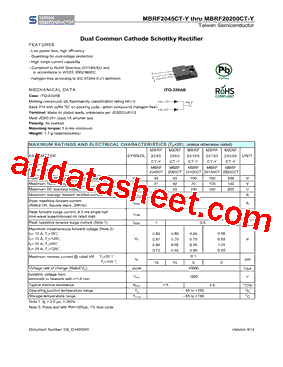 MBRF2045CT-Y型号图片