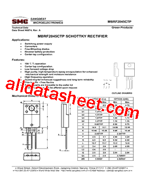 MBRF2045CTP型号图片