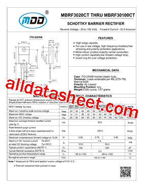 MBRF30100CT-LJ型号图片