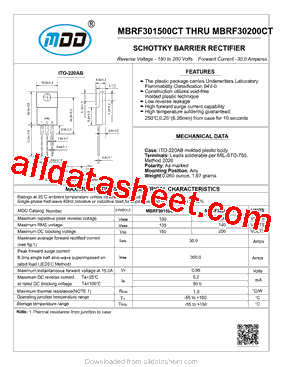 MBRF30150CT型号图片