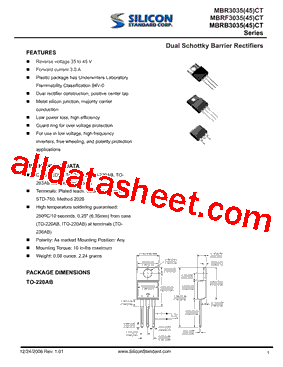 MBRF3045CT型号图片