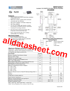 MBRF3080CT型号图片