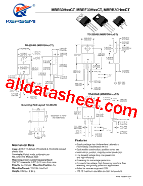MBRF30H60CT型号图片