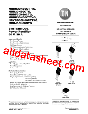 MBRF30H60CTG型号图片
