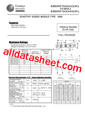MBRF50030R型号图片