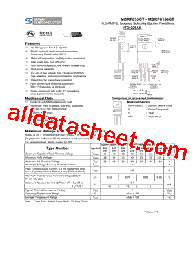 MBRF8150CT型号图片