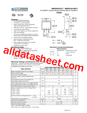 MBRS2035CT型号图片