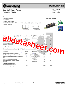 MBRT30020L型号图片