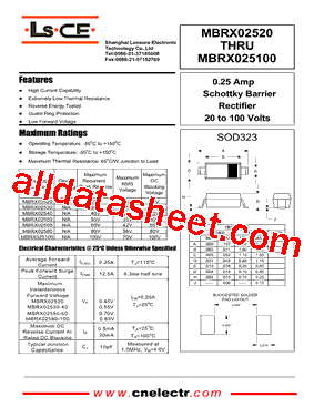 MBRX025100型号图片