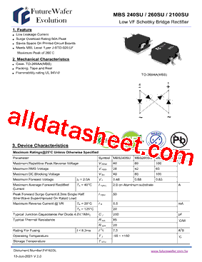 MBS240SU型号图片