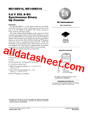 MC100E016FNG型号图片