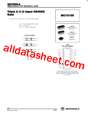 MC10105FNR2型号图片