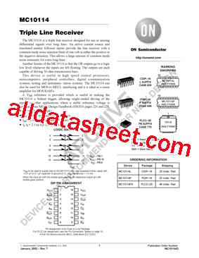 MC10114L型号图片