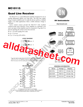 MC10115L型号图片
