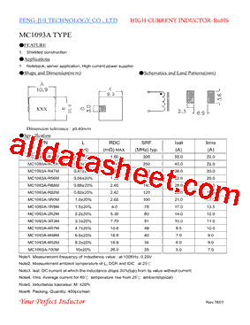 MC1093A-3R3M型号图片