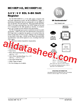 MC10EP142FAR2型号图片