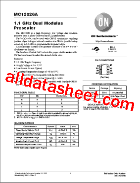 MC12026ADG型号图片