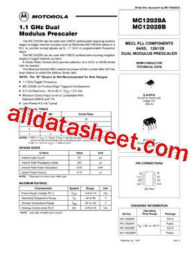 MC12028A型号图片