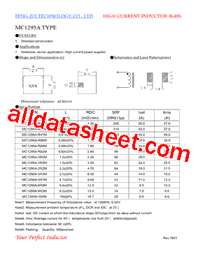 MC1295A-8R2M型号图片