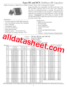 MC12ED220J-F型号图片