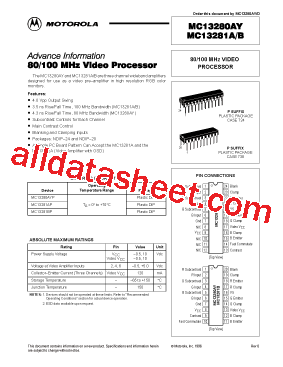 MC13281AP型号图片