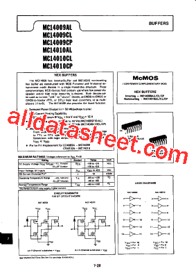 MC14009CL型号图片
