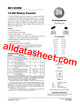 MC14020BDTG型号图片
