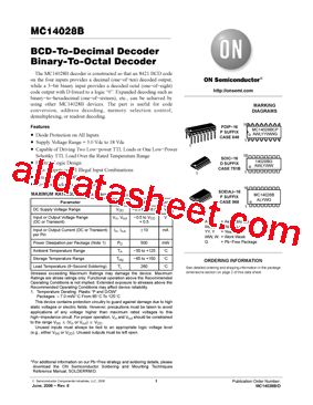 MC14028BFEL型号图片