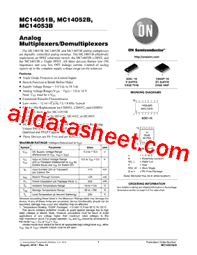 MC14051BDTR2G型号图片