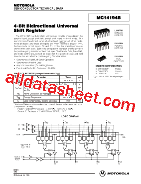 MC14194BL型号图片