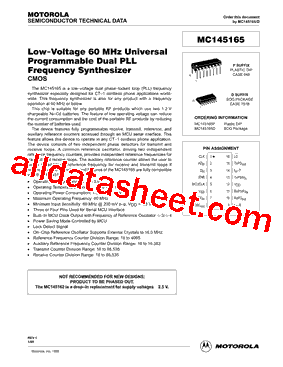 MC145165型号图片