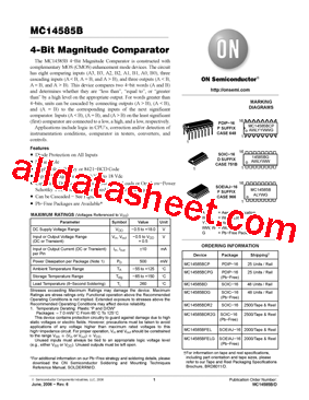 MC14585BFELG型号图片