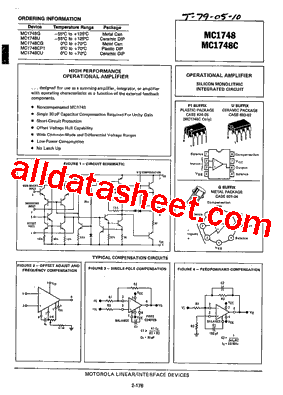 MC1748U型号图片