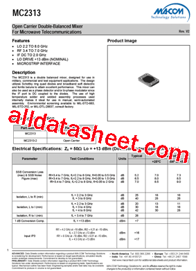 MC2313型号图片