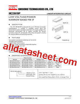 MC3361BPL-S16-T型号图片