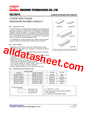 MC34018-E28-T型号图片