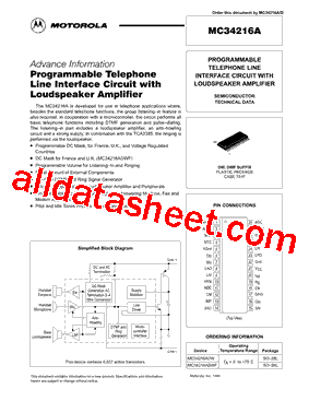 MC34216ADWF型号图片
