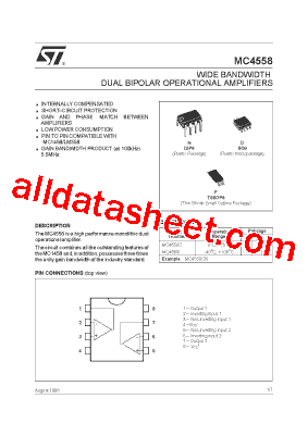 MC4558IN型号图片